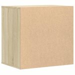 vidaXL Commode d'angle chêne sonoma 60x41x58 cm bois d'ingénierie