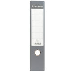 Classeur à levier papier marbre gris dos de 70mm - avec perforateur - A4 - Dos Gris EXACOMPTA