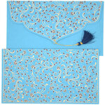 PAPERTREE DOUCHKA Lot de 5 Enveloppes cadeau Ciel/bleu marine
