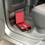 Carpoint Coffre-fort de voiture Acier 22,5x16x7,5 cm Noir