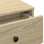 vidaXL Table basse chêne sonoma 60x45x31 cm bois d'ingénierie