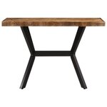 vidaXL Table à manger 110x55x75 cm bois de manguier massif