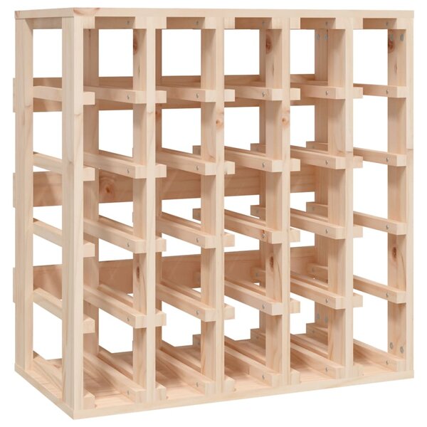 vidaXL Casier à vin 58 5x33x60 5 cm Bois de pin massif