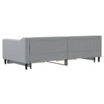 vidaXL Lit de jour avec gigogne et tiroirs sans matelas 100x200 cm