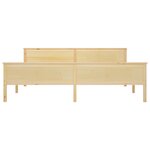 vidaXL Cadre de lit sans matelas bois massif de pin 200x200 cm
