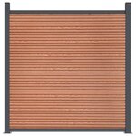 vidaXL Panneau de clôture marron 872x186 cm WPC