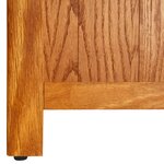 vidaXL Bibliothèque à 7 niveaux 90x22 5x200 cm Bois de chêne massif