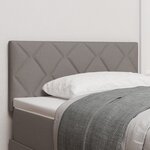 Tête de lit LED vidaXL Design Blocs en Diamant Taupe 90 cm Tissu