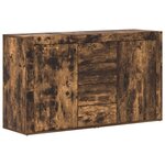 Buffet vidaXL Chêne fumé Bois d'ingénierie 120 x 36 x 69 cm Buffet