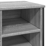 vidaXL Armoire à chaussures sonoma gris 90x38x61 5cm bois d'ingénierie