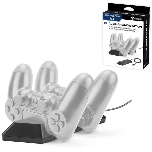 Station de recharge pour 2 manettes PS4 Subsonic