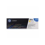 Toner Laser Original N°304A CC532A 2800 pages Jaune HP