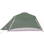 vidaXL Tente familiale à dôme 6 personnes vert imperméable