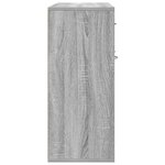 vidaXL Buffet Sonoma gris 88x30x70 cm Bois d'ingénierie