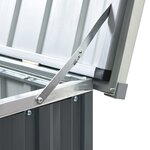 vidaXL Boîte de rangement de jardin Gris 171x99x93 cm