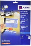 Pochette de 80 cartes de visite ( 85x54 mm ) jet d encre mat 260g supérieure AVERY ZWECKFORM