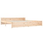 vidaXL Cadre de lit sans matelas bois massif 200x200 cm