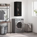 vidaXL Armoire murale noir 34 5x34x90 cm