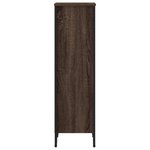 vidaXL Bibliothèque chêne marron 50x31x106 cm bois d'ingénierie