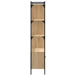 vidaXL Bibliothèque avec portes chêne sonoma 76 5x30x154 5 cm