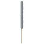 vidaXL Tête de lit design lignes gris clair 90 cm en tissu