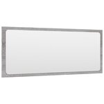 vidaXL Ensemble de meubles de salle de bain 2 Pièces Sonoma gris