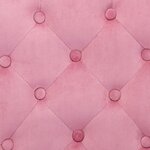 vidaXL Chaises à manger lot de 4 rose velours