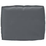 vidaXL Coussin de palette pour dossier Anthracite 50x40x12 cm en tissu Oxford