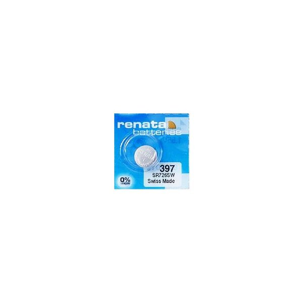 Blister de 1 Pile bouton oxyde argent X397 SR726SW RENATA