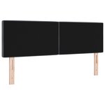 Tête de lit vidaXL Boutons en cristal capitonnés Gris foncé 160 cm Velours