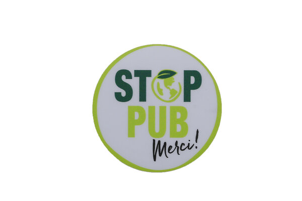 Sticker stop publicité h.5 x l.5 x p.0 cm