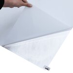 vidaXL Films pour fenêtre 5 Pièces statique dépoli blanc transparent PVC