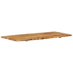 vidaXL Dessus de meuble-lavabo de salle de bain Acacia 114x52x2 5 cm