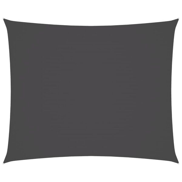 vidaXL Voile de parasol tissu oxford rectangulaire 4x6 m anthracite