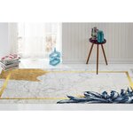 Tapis d'intérieur Feuille 120 x 180 cm - Blanc