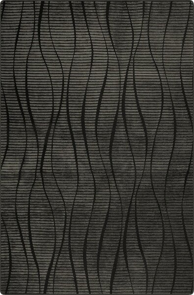 Tapis de couloir VERA Vague 80 x 150 cm - Gris
