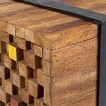 vidaXL Meuble TV 110x30x32 5 cm Bois de teck massif