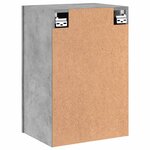 vidaXL Meubles TV muraux 2 Pièces gris béton 40 5x30x60cm bois ingénierie