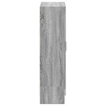 vidaXL Bibliothèque sonoma gris 82 5x30 5x115 cm bois d'ingénierie