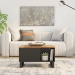 vidaXL Table basse 60x50x35 cm bois de récupération massif