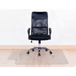Q-connect tapis sol - Protection superficie PVC - 115x134cm - Transparent