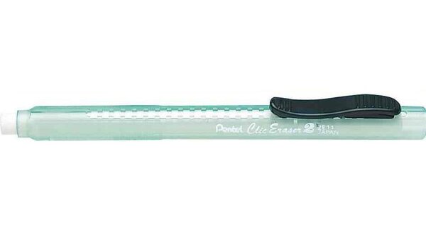 Crayon gomme ClicEraser2 ZE11T, Vert-Transparent PENTEL