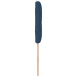 Tête de lit capitonnée bleue en tissu 90 cm