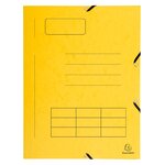 Chemise À Élastique Imprimée 3 Rabats Carte Lustrée 355gm2 - A4 - Couleurs Assorties - X 50 - Exacompta