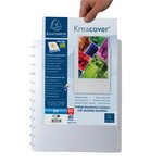 Protège-documents À Anneaux Et Pochettes Détachables Kreacover 80 Vues - A4 - Blanc - X 4 - Exacompta