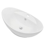 vidaXL Meuble de salle de bain en deux pièces Céramique Gris