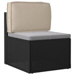 vidaXL Coussin de palette pour dossier Taupe 60x40x12 cm en tissu Oxford