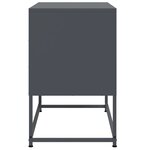 vidaXL Meuble TV anthracite 68 5x39x60 5 cm acier