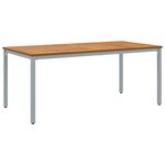 vidaXL Ensemble de salle à manger de jardin 7 pièces en bois d'acacia et métal