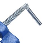 vidaXL Étau pour perceuse à colonne bleu 100 mm fonte
